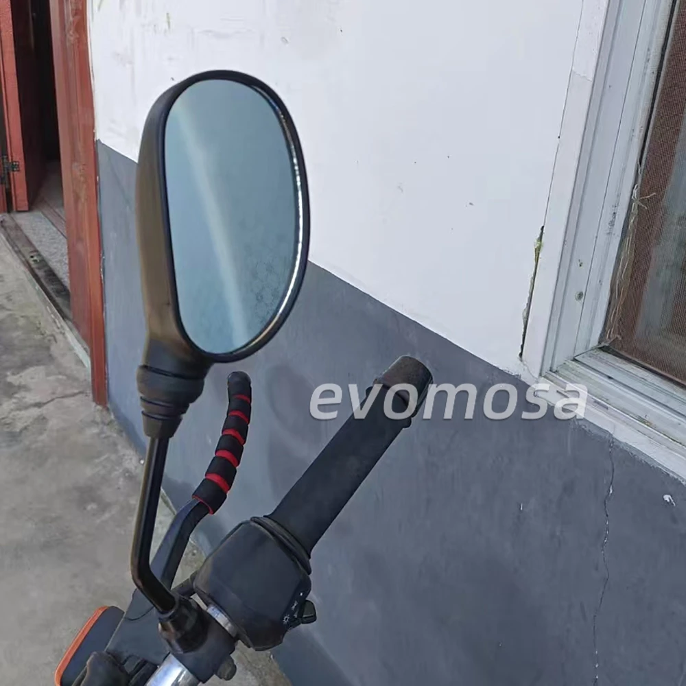 Motorcycle rearview mirror 8mm M8 vehicle reversing mirrors Scooter Electrical Motor E-Bike Back Side Convex mirrors For Harley