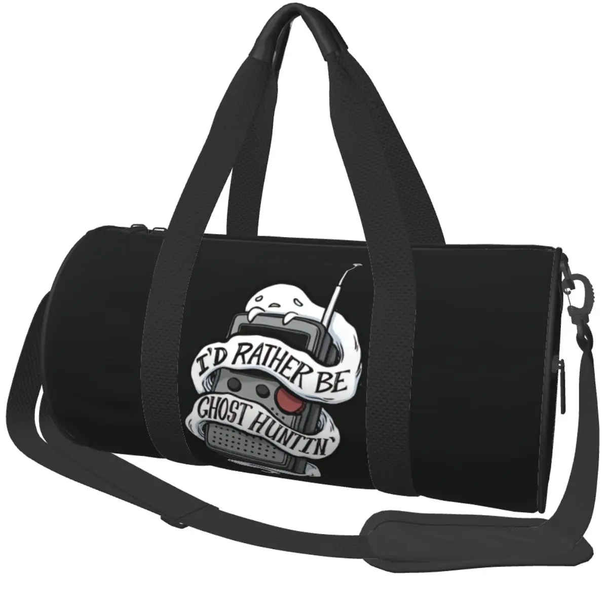 

Id Rather Be Ghost B-Busters Охотничьи спортивные сумки Дорожная тренировочная спортивная сумка Большие милые сумки Мужская женская водонепроницаемая сумка для фитнеса