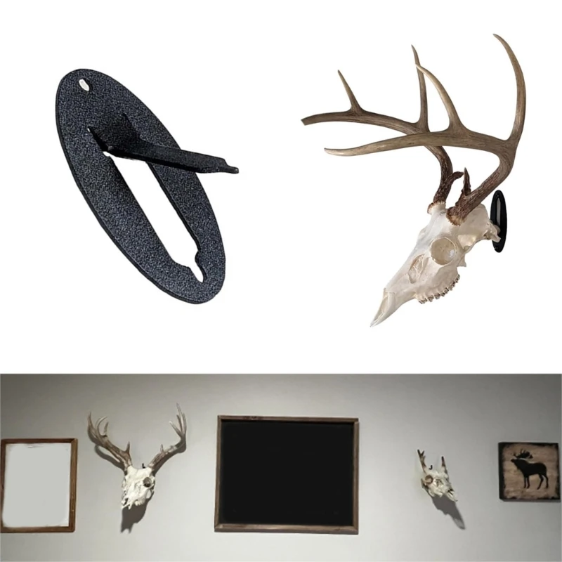 6Pcs European Wall Mount Bracket Hanger Antlers Deer Hook Hanger