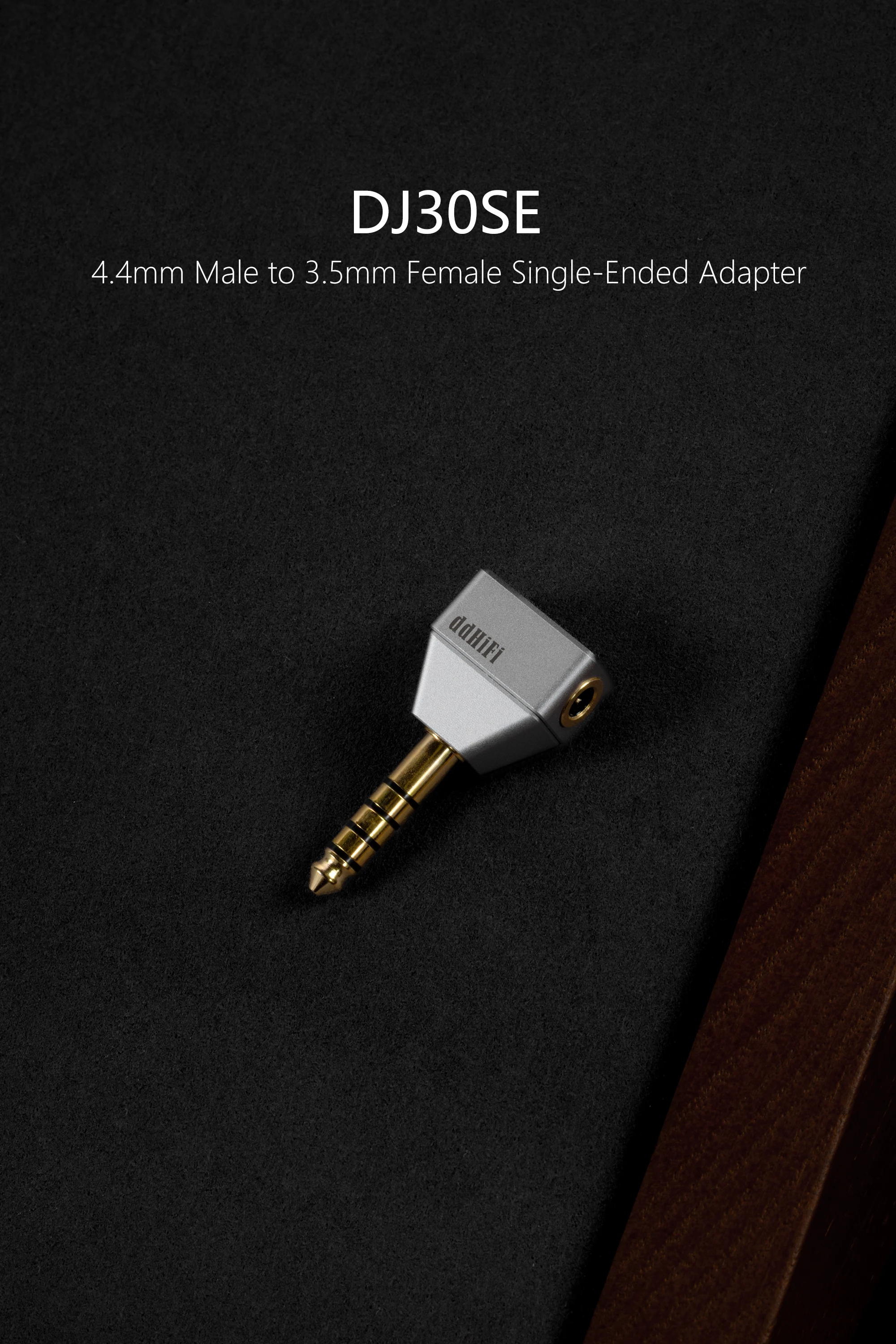 DD ddHiFi DJ30SE 4,4-mm-Stecker auf 3,5-mm-Buchse, symmetrischer auf Single-Ended-Adapter für HiFi-Audio-Player – Detail 1