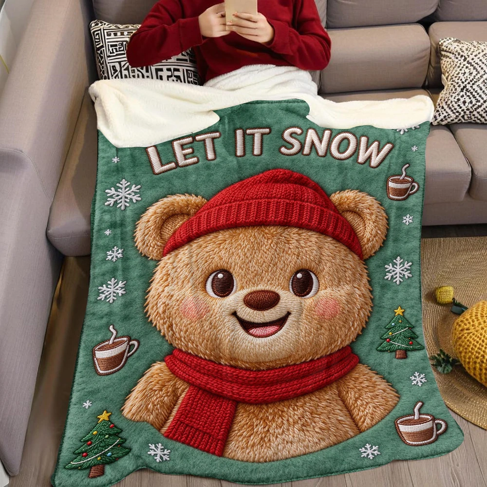 Stitch Maroon Rope Lightweight Flannel Blanket Breathable Cozy Throw Blanket for Spring Summer Sofa Bed Air Conditioning