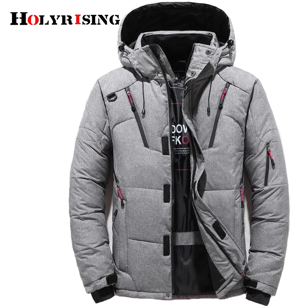 

6XL Winter Jacket Men Casual White duck down Warm пуховик мужской зимний Mens Fashion Outwear Thicken Hoodies Casaco Masculino