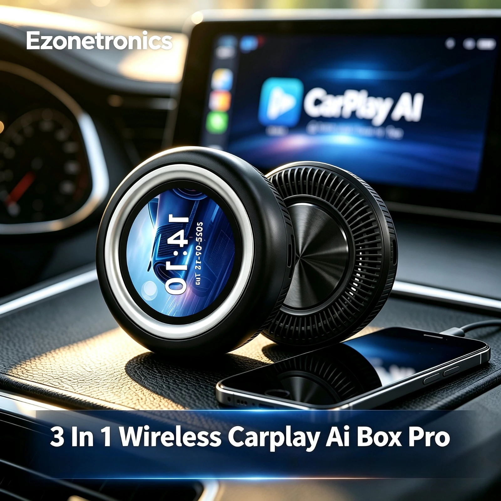 CarPlay AI Box for both Wired and Wireless CarPlay System, support BMW Android 13, 8GB RAM, 128GB ROM