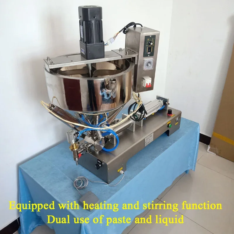 

PBOBP Pneumatic Commercial Paste Filling Machine,Pedal Type /Automatic Quantitative Heating And Stirring Type Filling Mach
