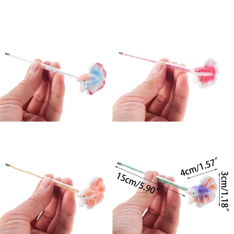 Bacchetta per addestramento dei pesci Betta Starter Betta Bastone per addestramento della coda Fornitura acquatica A0KF