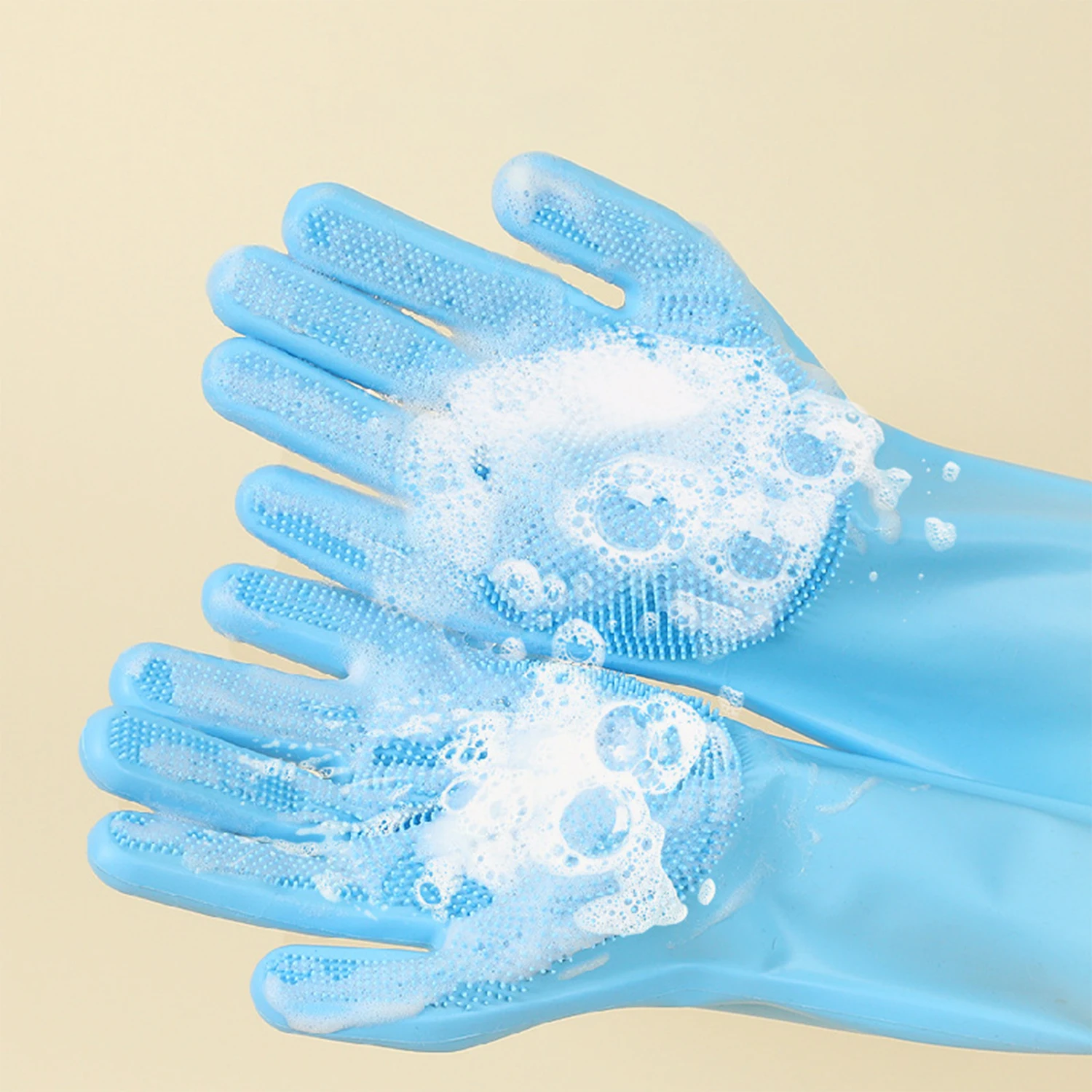 Rękawice do czyszczenia zwierząt domowych Szampon do kąpieli psa i kota Rękawica do szorowania Magiczna gąbka do mycia naczyń Silikonowa rękawica do usuwania włosów