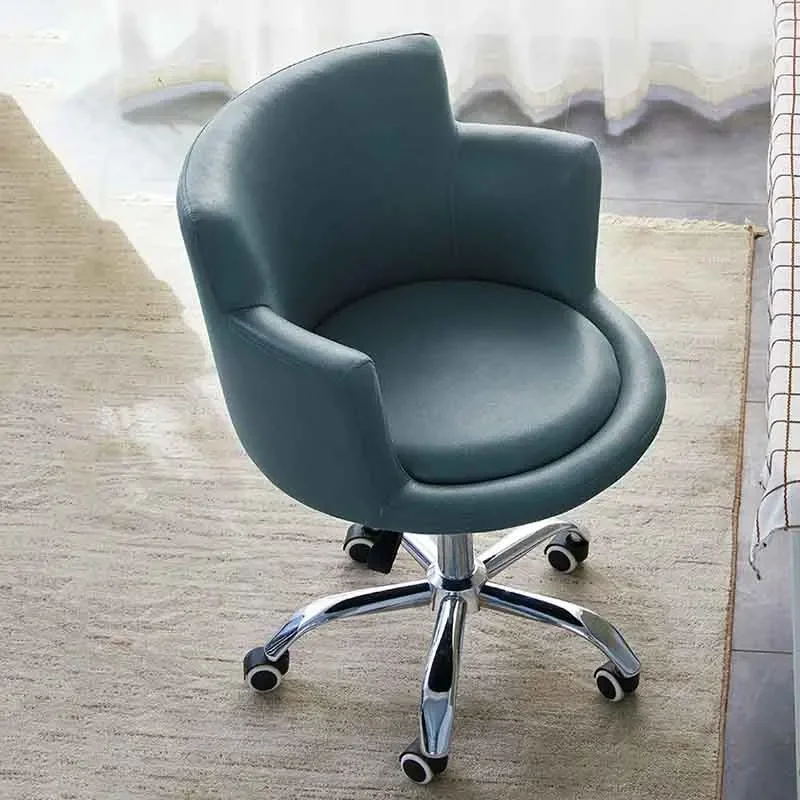 Rotating Living Room Chair Elevating Computer Office Chair Rotating Backrest Chair Armchair Mobile Leisure Seat