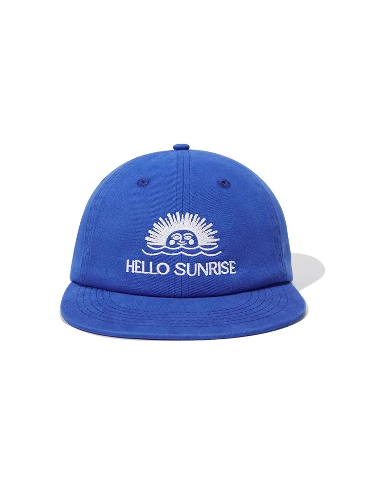 Gorra de béisbol para hombre y mujer, sombrero de Hip Hop con bordado de sol, letras lavadas Retro, nicho