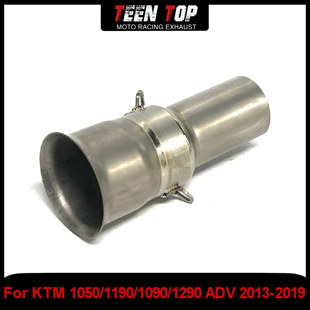 

Motorcycle Exhaust Escape Middle Link Pipe For KTM 1050/1190/1090/1290 ADV Exhaust Connection Pipe 1290adv 2013-2019 Titanium