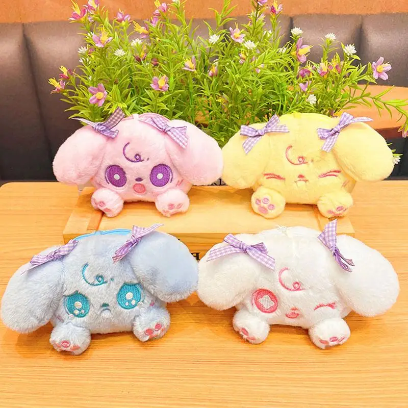 Plush Purse Star Twinkle PreCure Kawaii Keychain Anime Long Eared Dog Cute Adorable Stuffed For Keys Bags Backpacks Kids