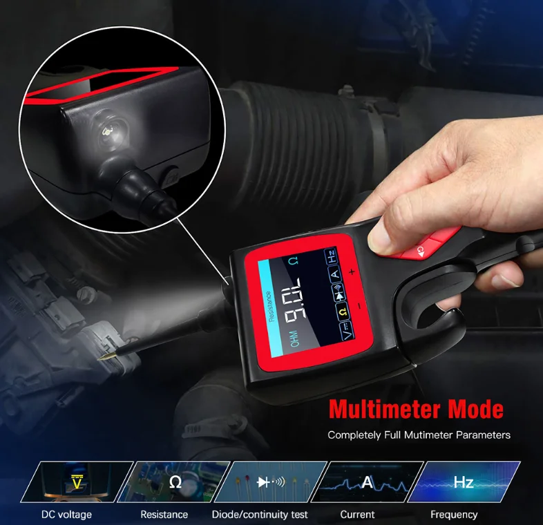 Smart Hook Power Tester with Wire Finder Automotive Electrician Analyzer Diagnostic Tool