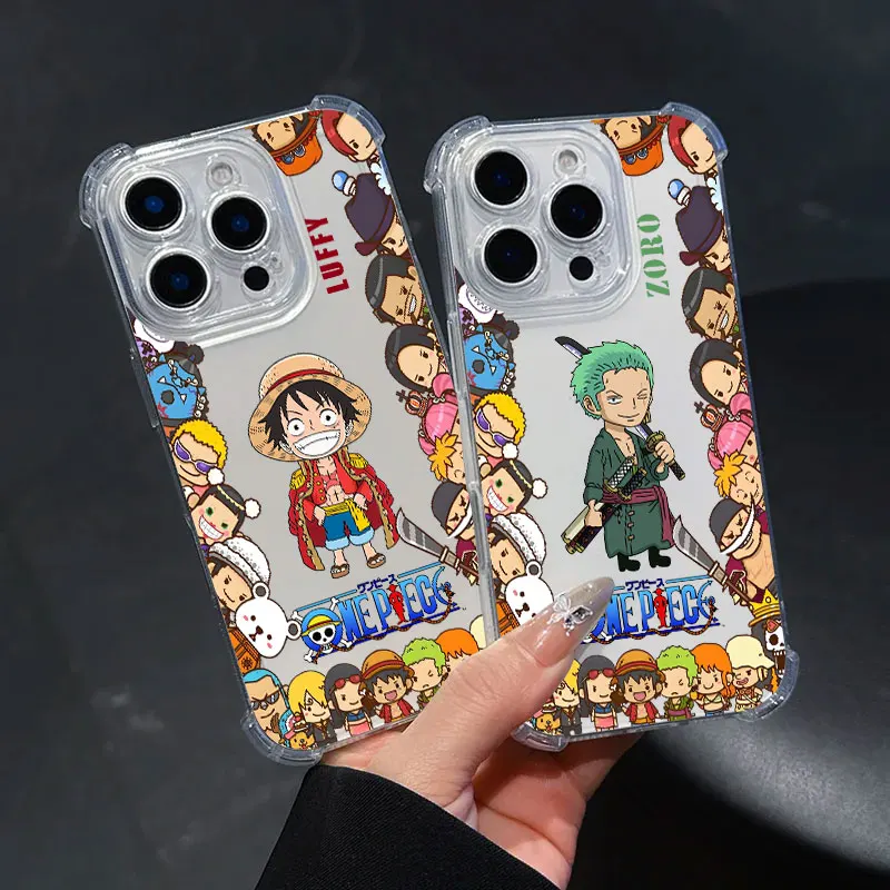 Case For Samsung Galaxy A17 A27 A37 A57 A07 A56 A26 A36 A06 A16 A55 A35 A25 A15 A05 A54 A52 A34 Cover Cartoon O-One Anime Pieces