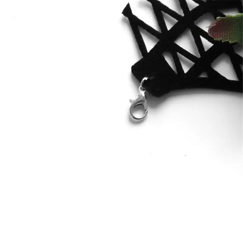 

39BB Women Rose Hand Chain Rings Bracelet Finger Rings Bracelet Hand Jewelry