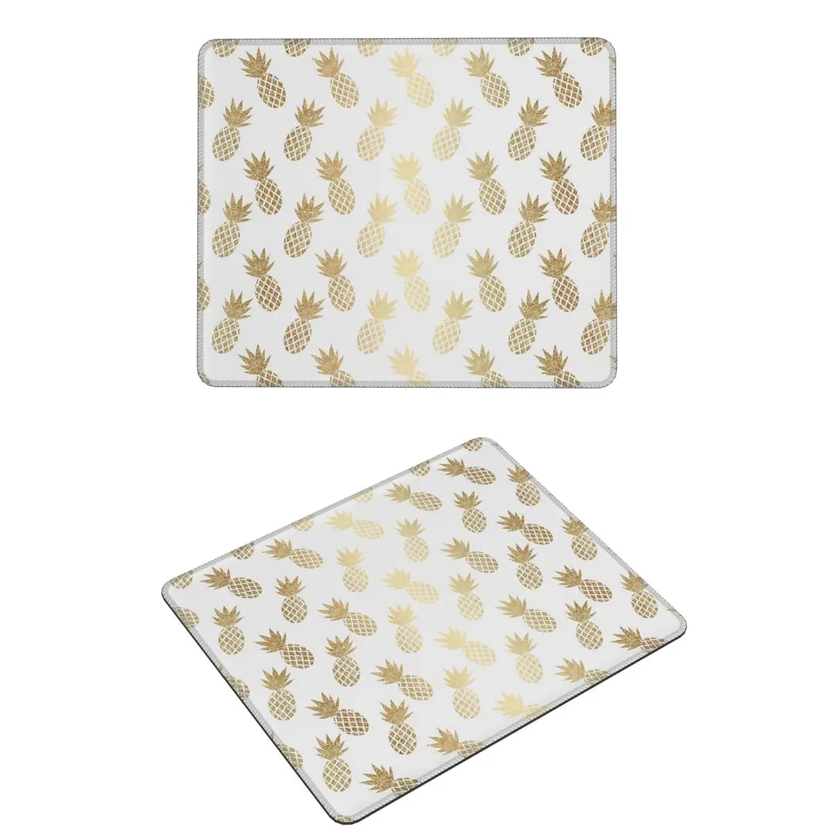 Alfombrilla de ratón con diseño de piña dorada, alfombrilla para teclado de ordenador, alfombrilla para ratón, alfombrilla para escritorio de PC para juegos, alfombrillas para mesa de oficina