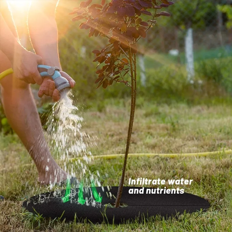 A76X-Durable Non-Woven Weed Control Fabric-Multi-Size, Breathable, Moisture Retaining