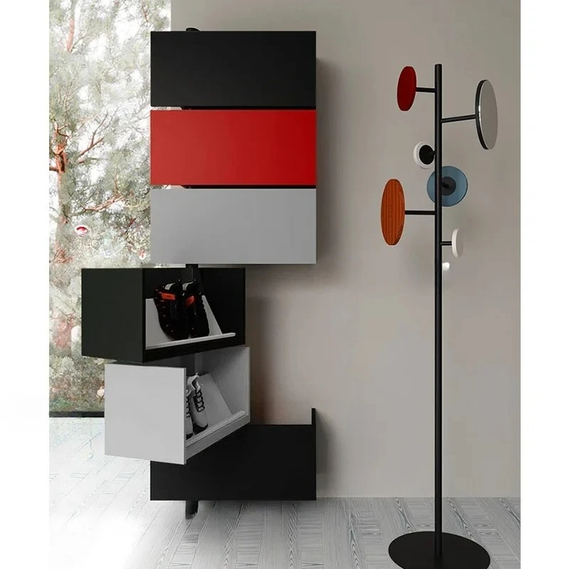 Creative free adjustment multi-color storage rack square module small cabinet on the wall  storage multi-layer designer models