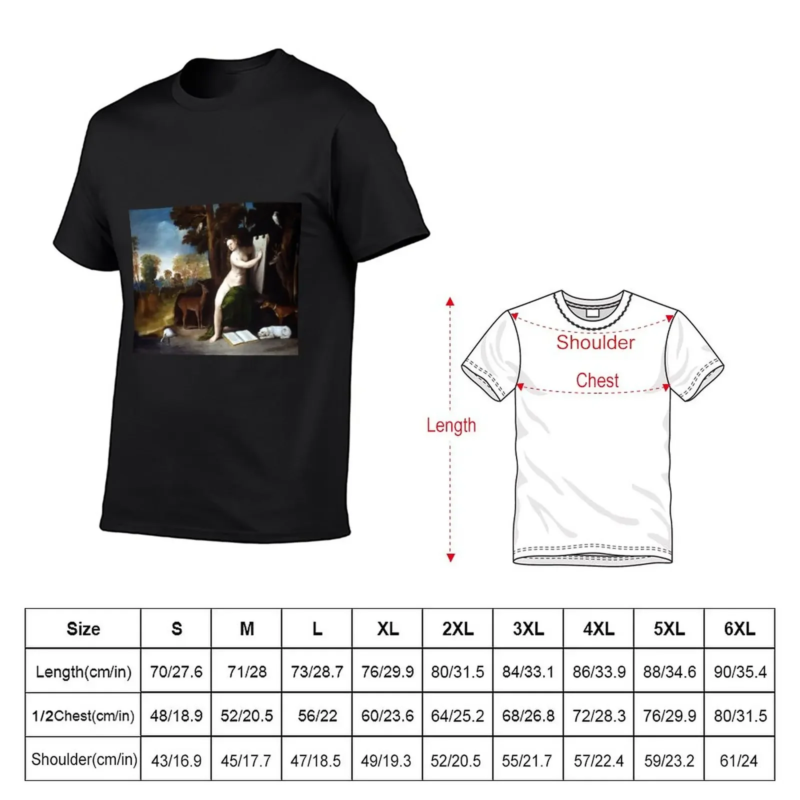 Dosso Dossi Circe and her Lovers in a Landscape T-Shirt summer tops aesthetic clothes Men's t-shirts