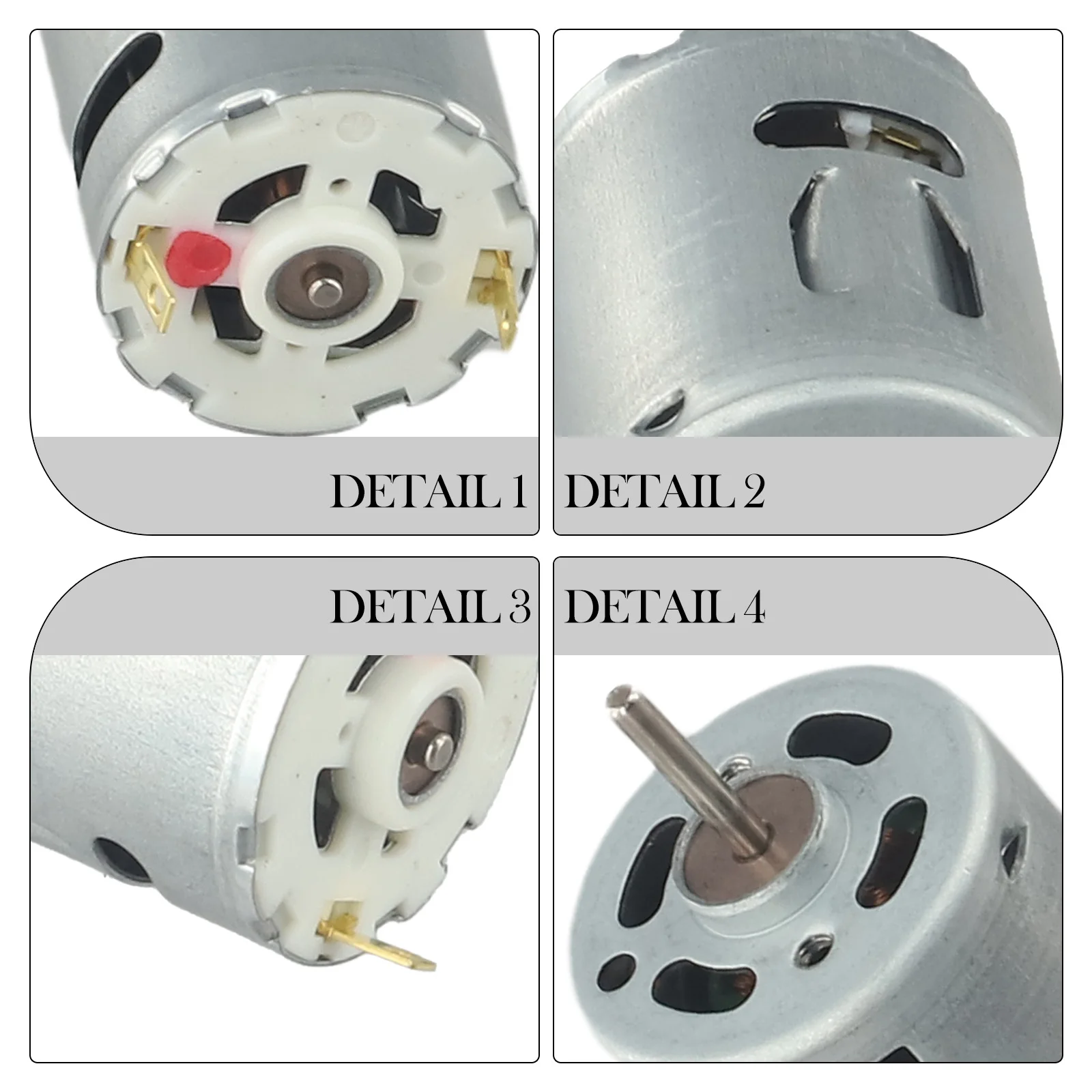 Parts Motor Replacement Motor 19800RPM 41.8mN.m Stalling Torque Accessories DC DC12V For MABUCHI RS-365SV-1870