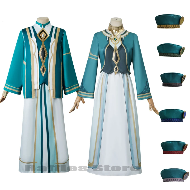 Game Genshin Impact The Akademiya Uniform Hat Cosplay Npc Man Woman Costume Anime Genshin The Akademiya Sumeru Cosplay Costume