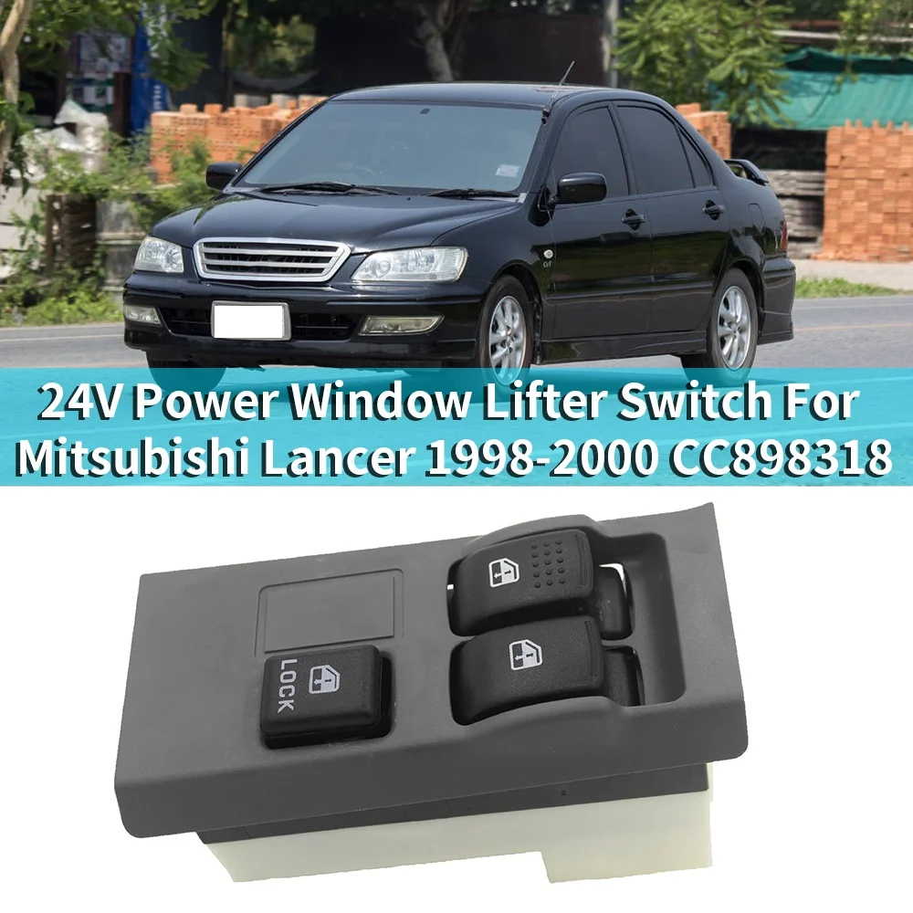 24V Car Front Left Power Window Lifter Switch for 1998-2000