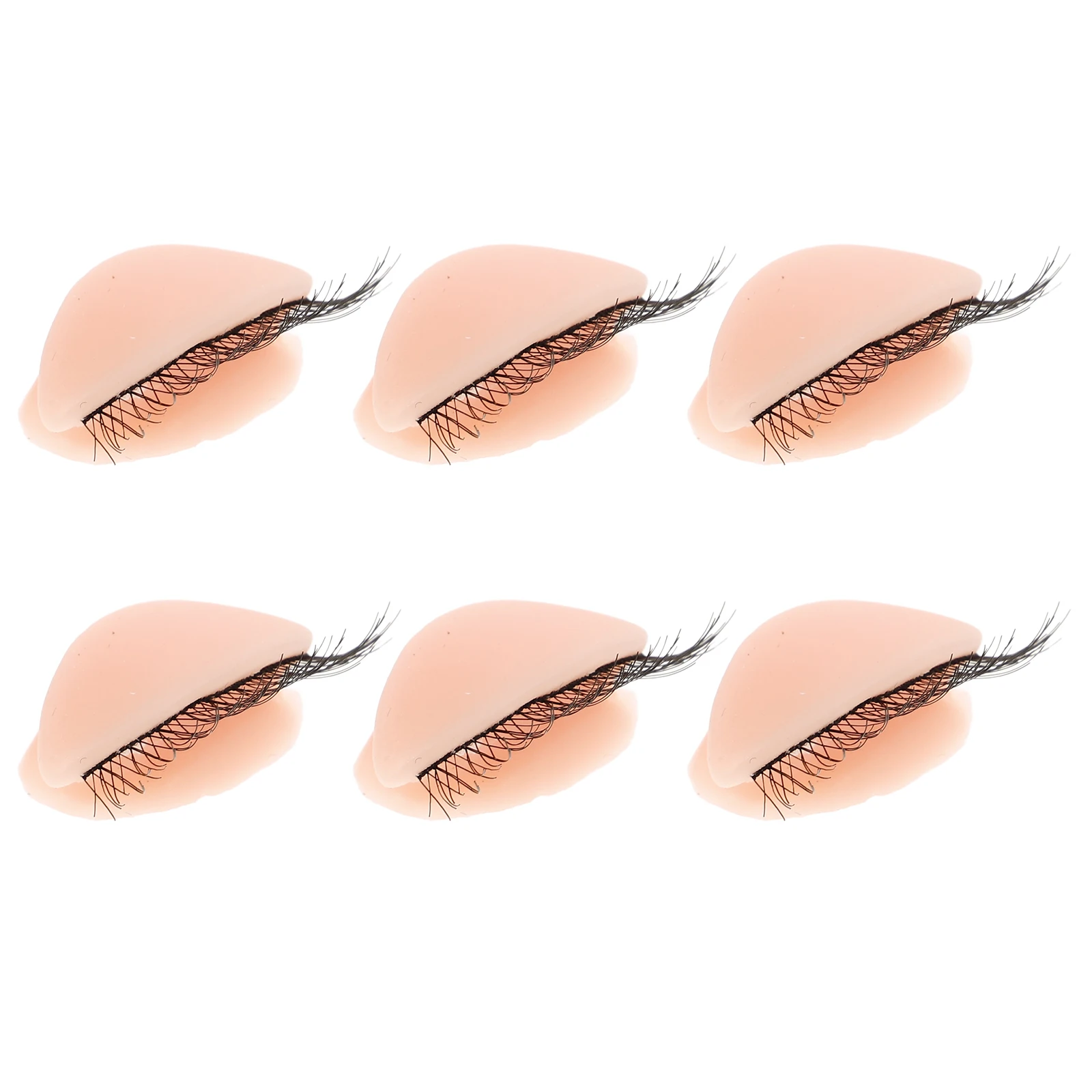 Afneembare oogleden voor wimperoefeningen Realistische siliconen wimperverlenging Mannequin Verwijderbare oefenogen Herbruikbaar