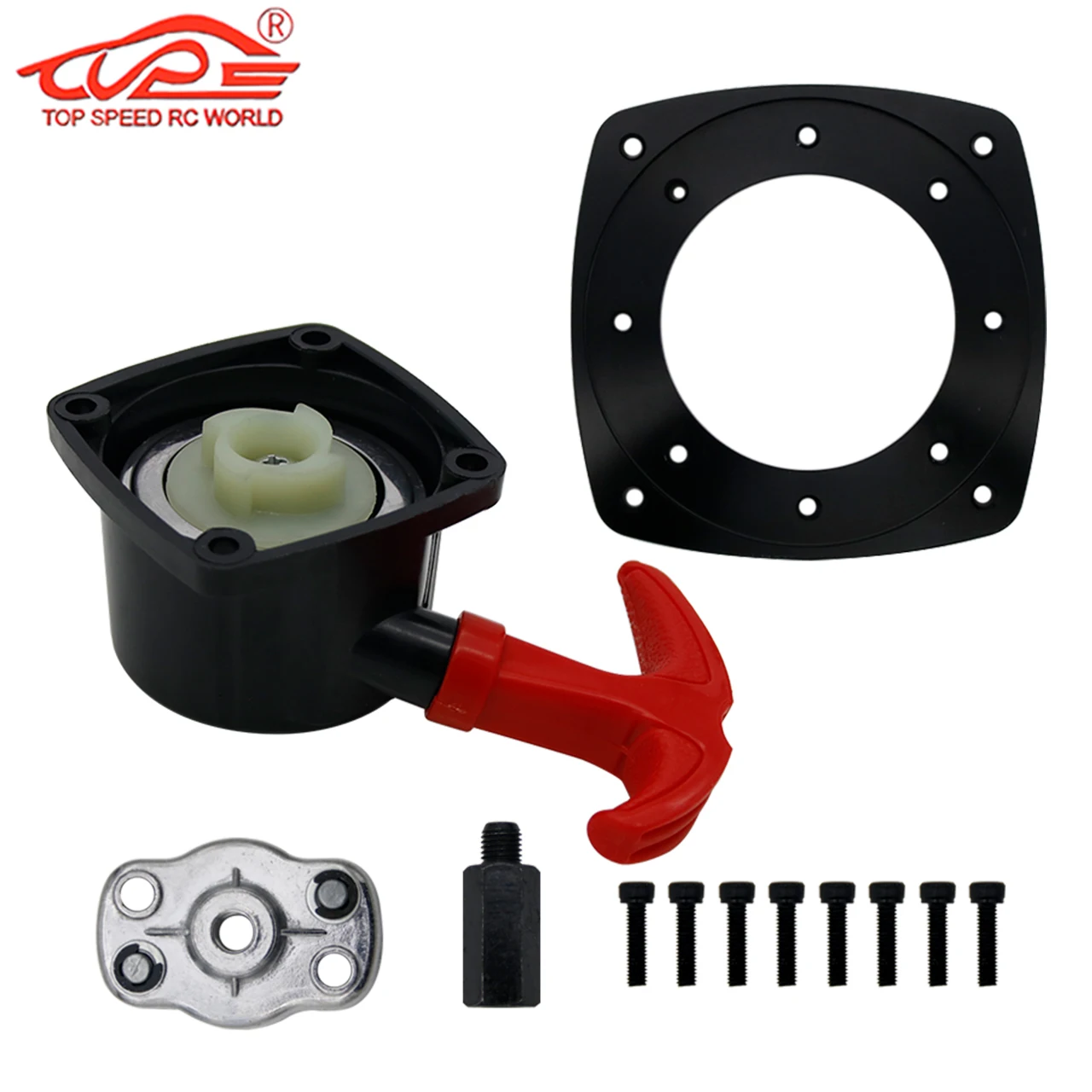 제노아 CY 로반 23cc-36cc 엔진 FLMLF TSRC 엔진용 퀵 이지 스타팅 풀 스타터 또는 부품 (1/5 HPI 바하 로시 RC 자동차용)