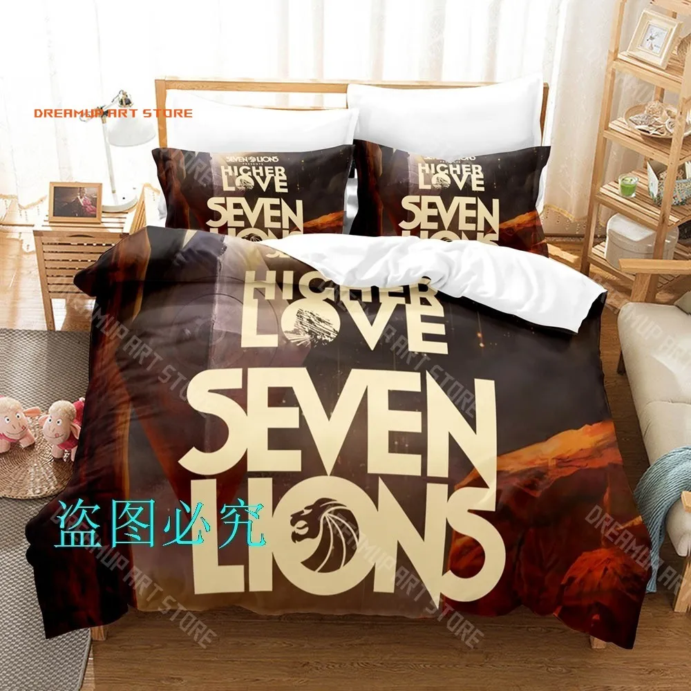 2026 3D Print Seven Lions Bedding Set Single Twin Full Queen King Size Bed Set Aldult Kid Bedroom Duvetcover Sets