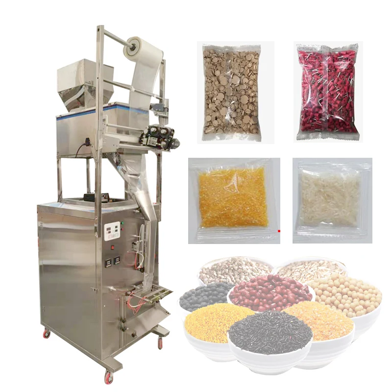 For Granular Powder Tea And Grain Filling Packing Machine 20-500g 50-1000g Automatic Weighing Packaging Machine