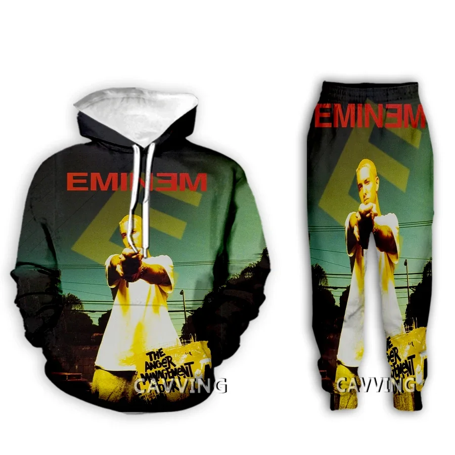 

Popular EMINEM Hoodies 3D Printed Hoodie/Pants/Suit Fashion Couple Outfits Hip Hop Personality High Streetwear Tracksuit Set﻿﻿