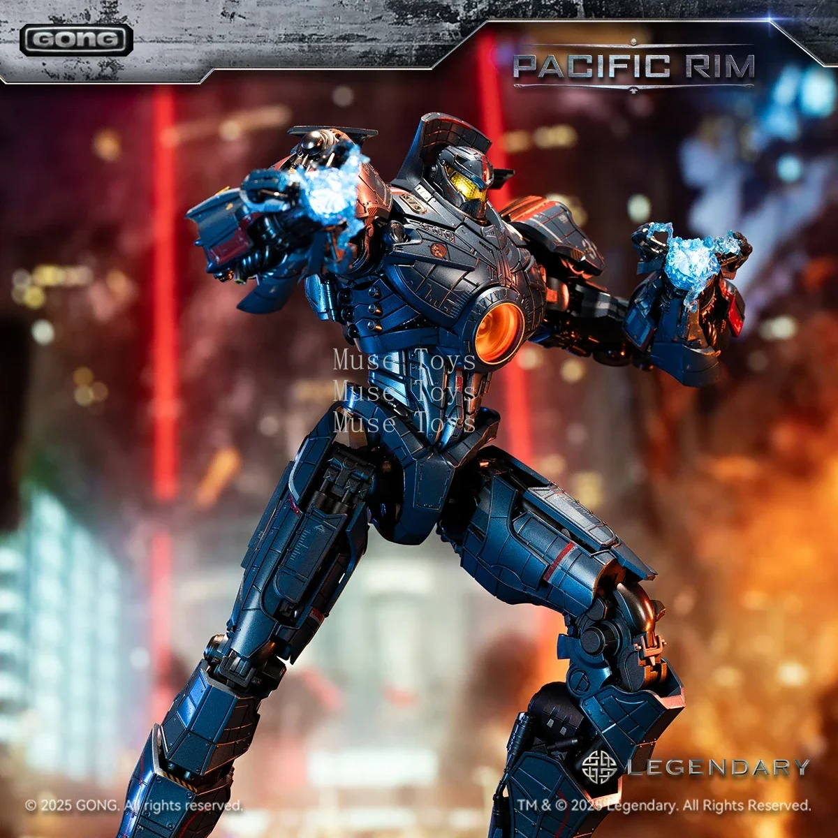 

24 hours delivery 【 In stock 】GONG Pacific Rim Gipsy Danger 25CM 10-inch Alloy Action Figures Toy Gift Collection