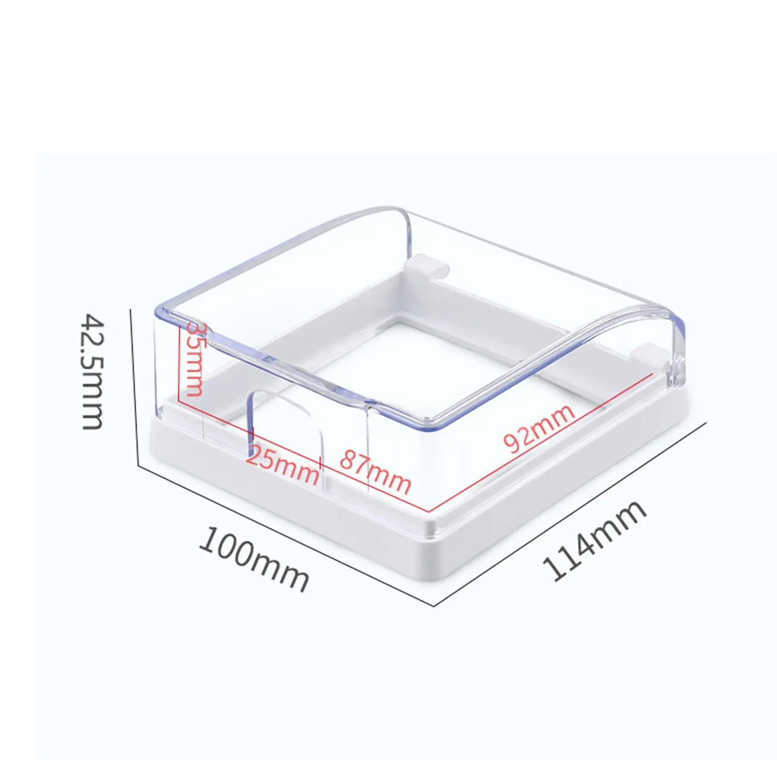 Socket Box Case Wall Switch Cover Sockets Switch Protection Box Electric Plug Covers for Swimming Pools Indoor Outdoor Bathroom