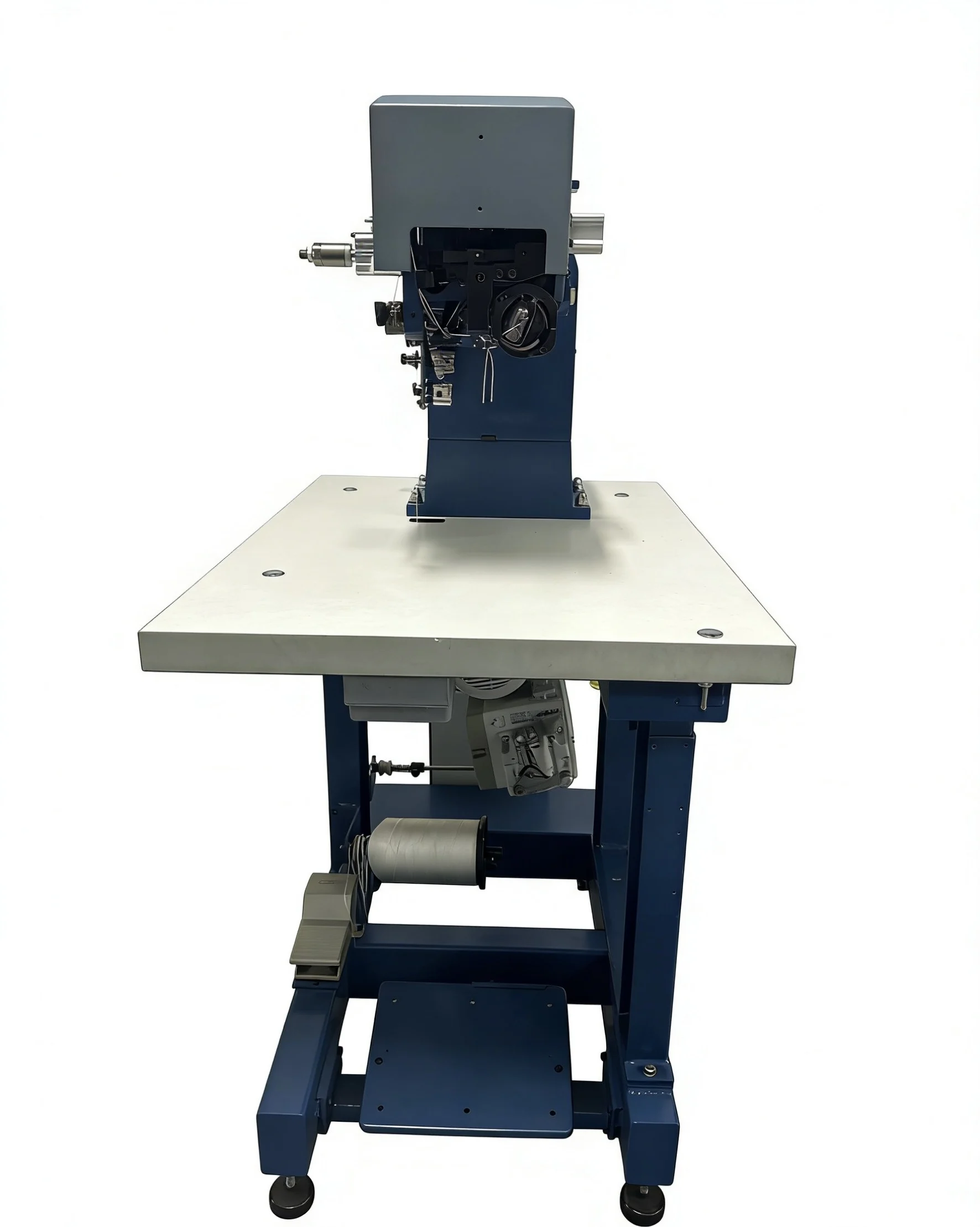 New Industrial Automatic Single Needle Flat-Bed Lock Stitch Shoe Sewing Machine 3000 SPM For Upper Tongue Sole Manufacturing