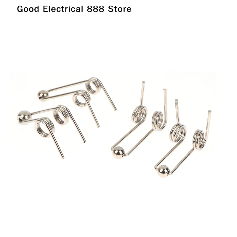 【G】2Pcs Wire Diameter 1.2mm Curling Iron Replacement Double Return Torsion Spring Hair Curling Rod Accessories