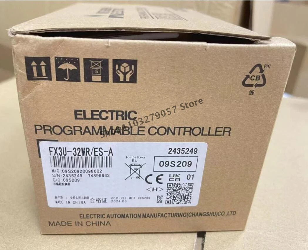 1PCS FX3U-32MR/ES-A FX3U32MRESA New Original Brand In Box PLC Module