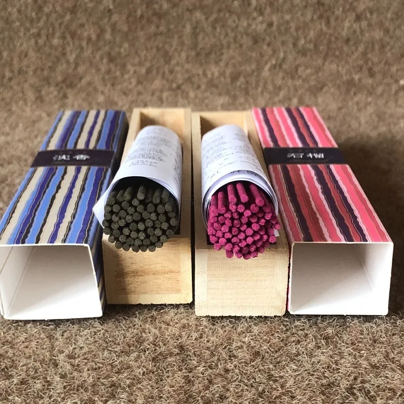 14CM Japan Reflux Incense Stick Agarwood/pomegranate Aromatherapy Household Indoor Purifies Air Calms The Nerves Helps Sleep