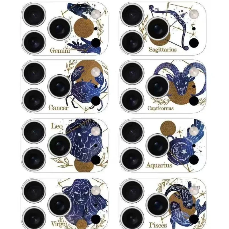 Personalità Constellation Series Pellicola per lenti Copertura completa per IPhone 17 Pro Max Air 9H Armor Tappo protettivo per fotocamera posteriore integrato