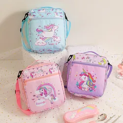 Kawaii Children Cartoon Unicorn Thermal Insulated Lunch Bag Box Portable Boys Girls School Office Picnic Lunch Bag