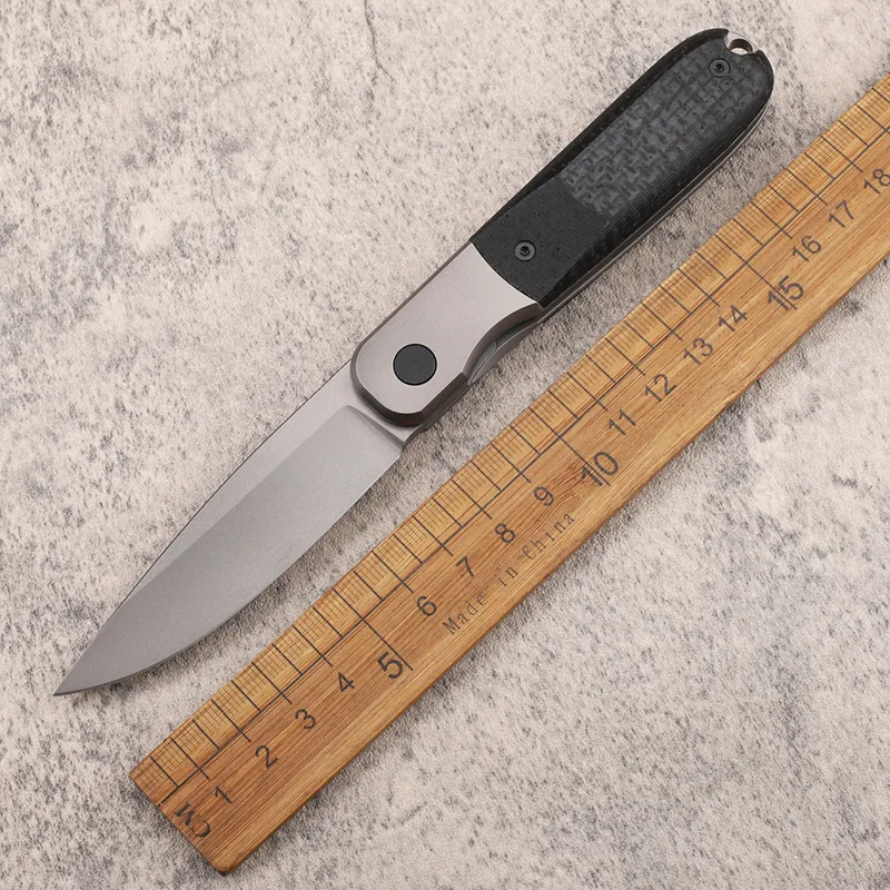 KESIWO FD16 Pocket Knife Folding K110 steel Blade Micarta Titanium Handle Ceramic bearing New Portable Outdoor Fishing EDC knife