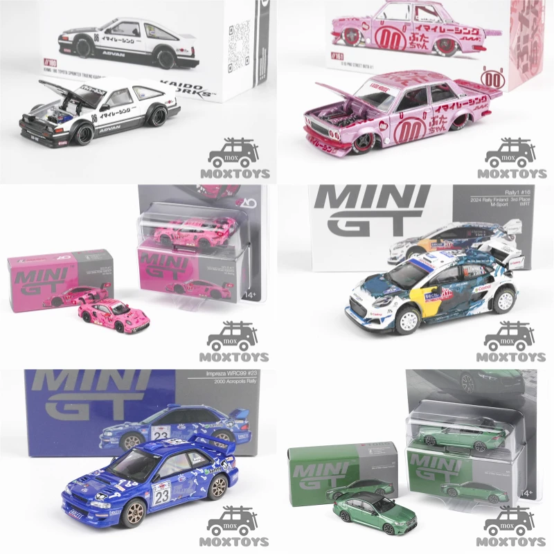 

MINI GT 1:64 AE86 510 Pro GT3 Rally1 #16 WRC99 M5 Diecast Model Car