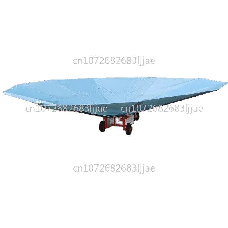 Harvesting Umbrella Orange Dates - High Efficiency Fruit Collector Olive Tree Shaker Umbrella Collector 6m Fruit Tree Collector