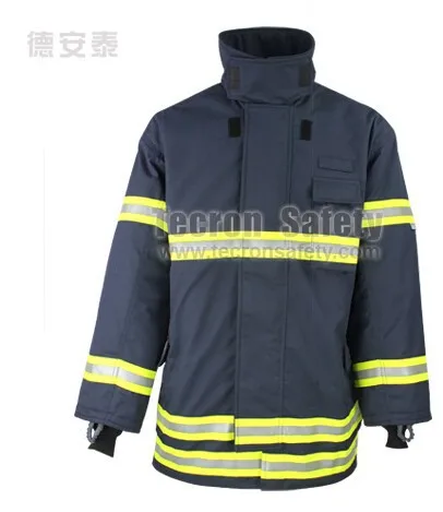 Fire Fighter Suit para Fireman, Jaqueta personalizada, Saco Amarelo e Calças, traje azul, Certificado do CE, Roupa nova, EN 469