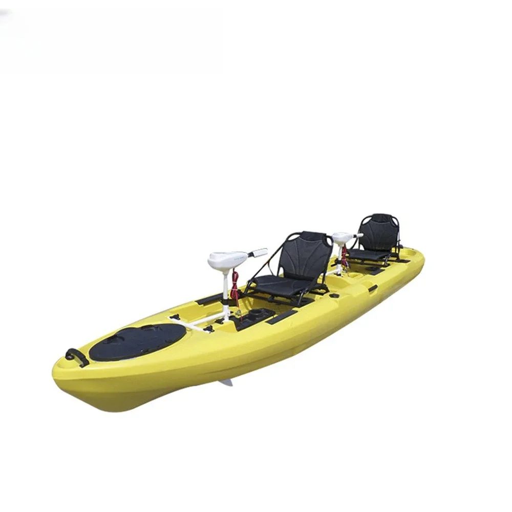 

Kayak Plastic Hard Boat Double Motor Boat Motor Power Boat Fishing Luya