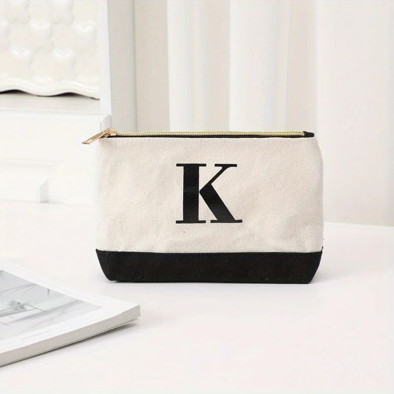 

Ladies handbag with letter print Cosmetics storage bag Daily outing coin and key pouch