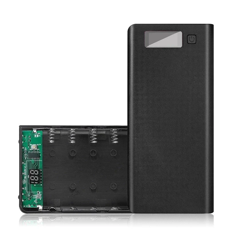 8×18650 batterijladerdoos DIY Power Bank Case met LED digitaal display Snel opladen USB draagbare batterijopslag Laaddoos