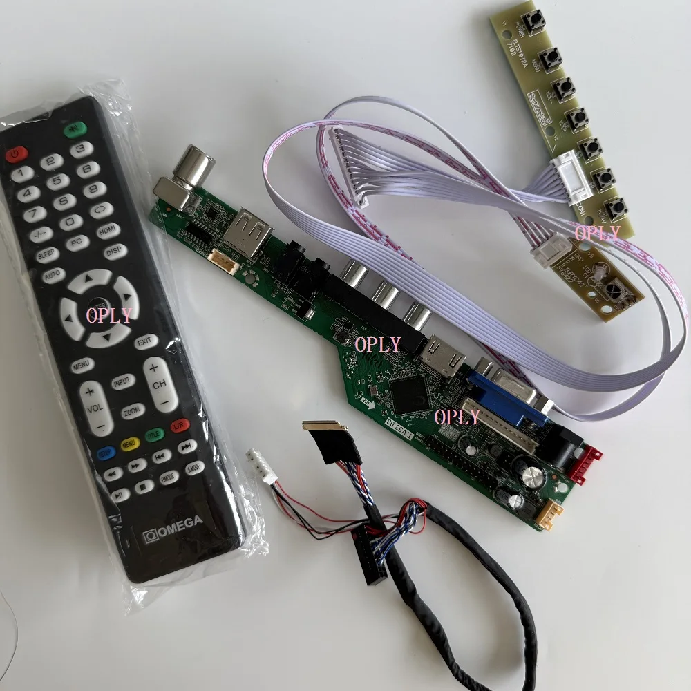 TV Controller board kit for B140XTN02 B140XTN03 1366x768 LED 14