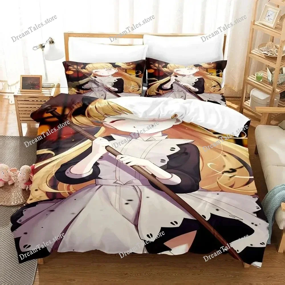 

Комплект постельного белья с 3D-печатью «Аниме: Дом теней» – пододеяльник, одеяло, покрывало для спальни, размеры: односпальный, двуспальный, королевский. Домашний текстиль 369.