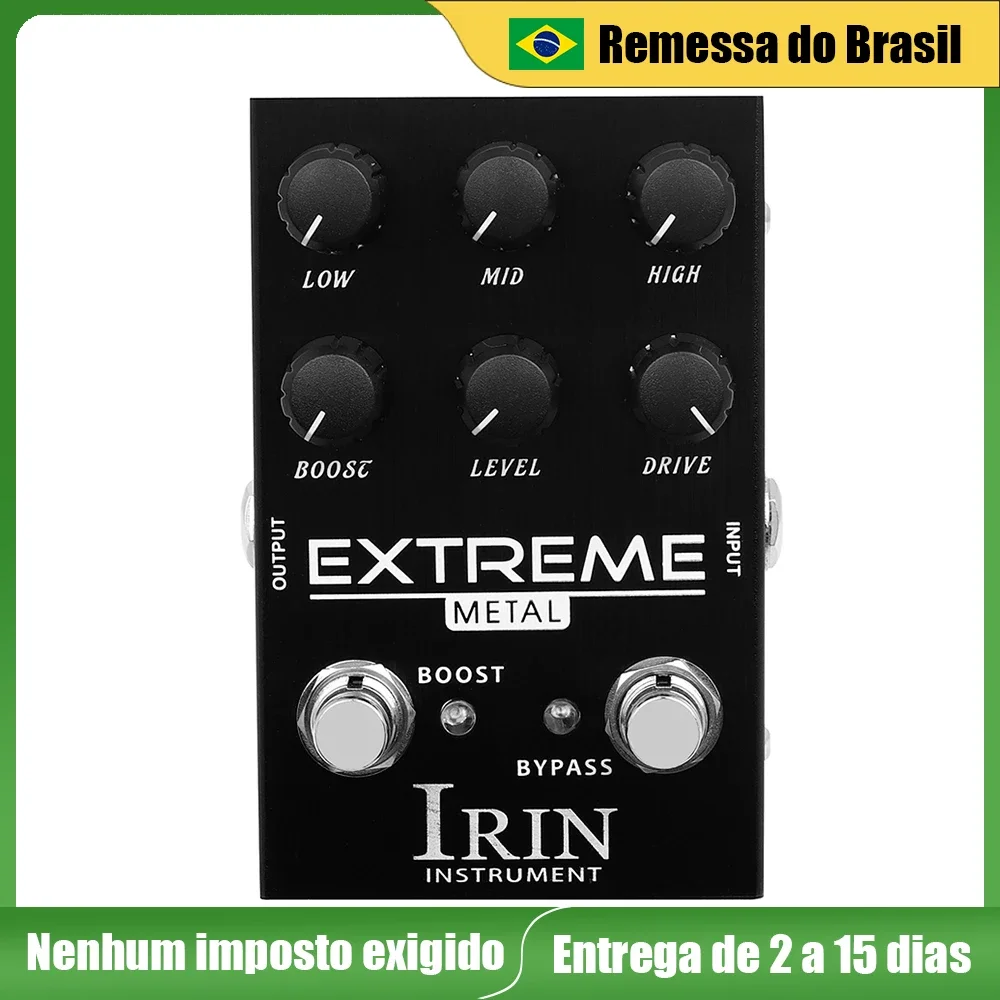 

IRIN AN-42 EXTREME Metal Guitar Distortion Effect Pedal High Gain Overdrive Pedal True Bypass Guitar Parts & Accessories