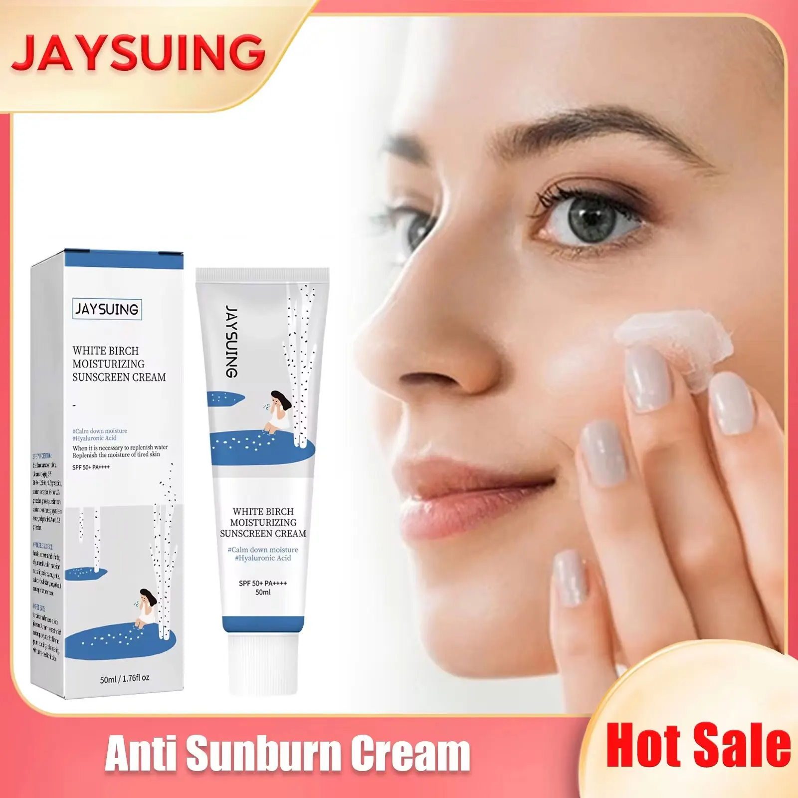 SPF 50+ Sunscreen Reduce UV Rays Protect Sensitive Oil Control Lasting Waterproof Brighten Moisturizing Sunblock Isolation Cream