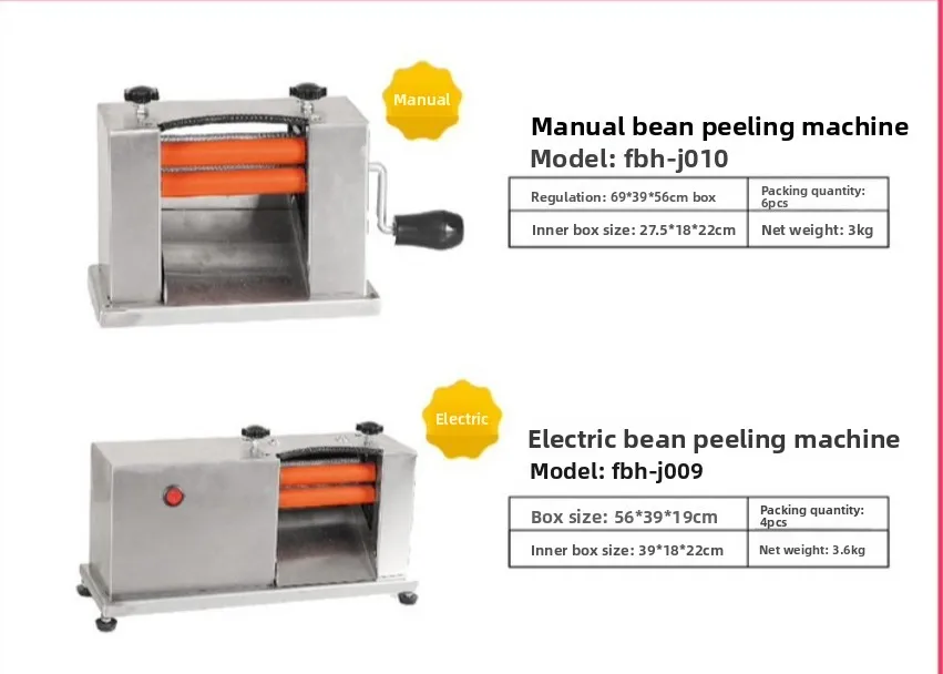 Small‑Size Electric Edamame Sheller Household Multi‑Function Peeling Machine New‑Style Kitchen Green Soybean Shell Remover Tool