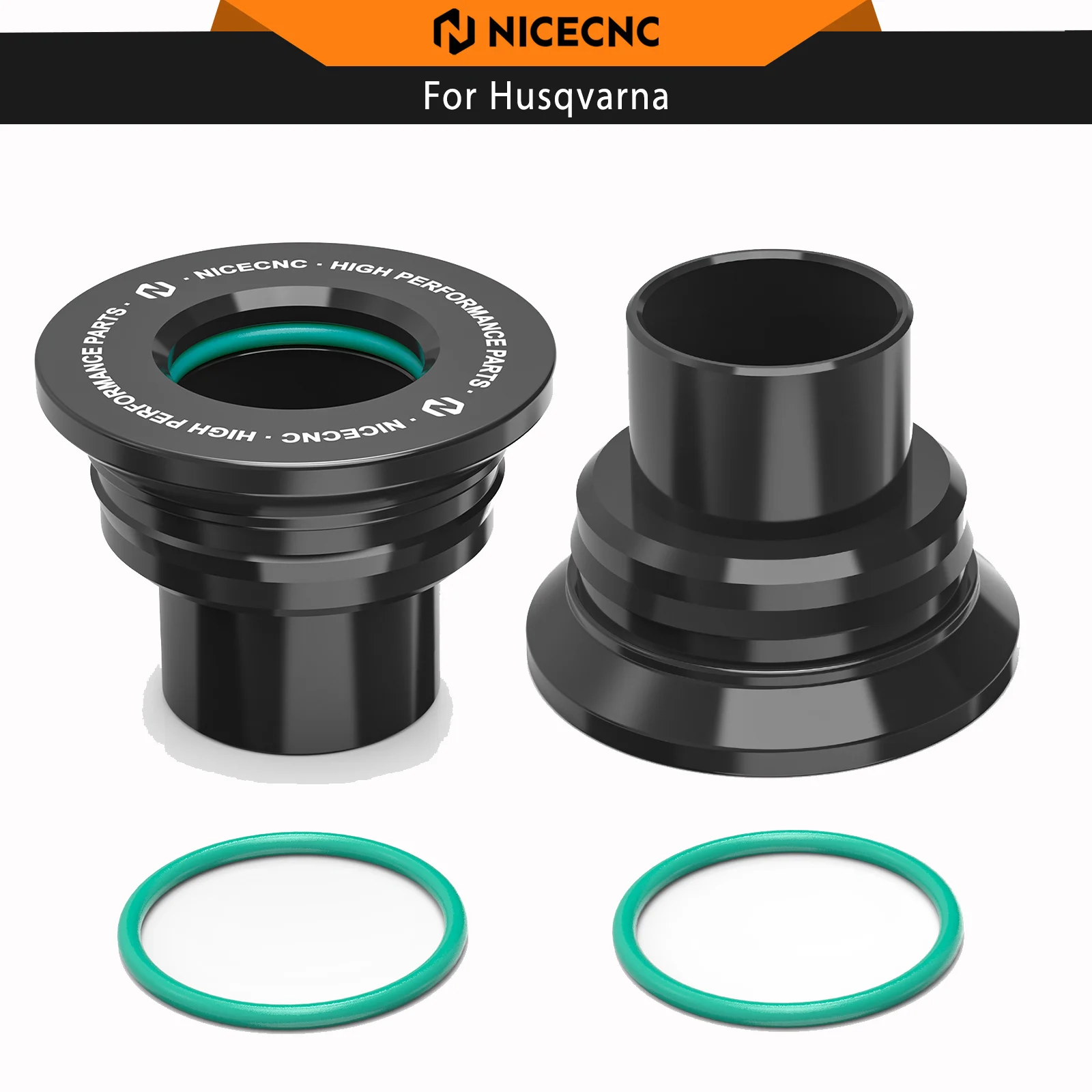 NICECNC 22MM Rear Wheel Spacers Hub Collars For Husqvarna TE300 TE250 FE350 FE450 FE501 FE250 2024 TX300 TC125 FX350 2023-2024